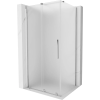 Mexen Velar toló zuhanykabin 100 x 120 cm, matt, króm - 871-100-120-31-01