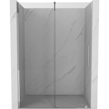Mexen Velar tolóajtós zuhanyajtó 160 cm, átlátszó, króm - 871-160-000-01-01 kád, zuhanykabin
