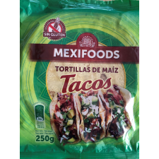 Mexifoods kukorica tortilla 15 cm 250 g alapvető élelmiszer