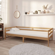  Mézbarna tömör fenyőfa dívány matraccal 90 x 200 cm bútor