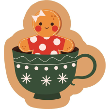  Mézeskalács Cup Karácsony formapárna, díszpárna 36x34 cm Velúr lakástextília