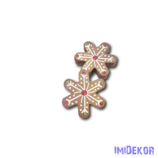  Mézeskalács figura kicsi 5db/csomag 6,5x6cm - Süti dekorációs kellék