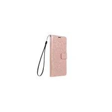  MEZZO könyvtok iPhone 16 Pro Max - rózsaarany mandala tok és táska