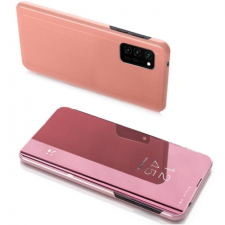 MG Clear View könyv tok Samsung Galaxy Note 20, rózsaszín tok és táska