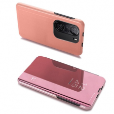 MG Clear View könyv tok Xiaomi Redmi K40 / Poco F3, rózsaszín tok és táska