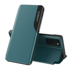 MG Eco Leather View könyv tok Samsung Galaxy A72, zöld tok és táska