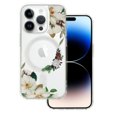 MG Flower MagSafe tok iPhone 12, white flower tok és táska