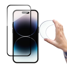 MG Full Cover Flexi Nano üvegfólia iPhone 14 Pro, fekete mobiltelefon kellék