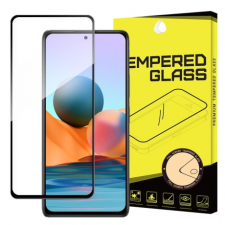 MG Full Glue Super Tough üvegfólia Xiaomi Redmi Note 10 Pro, fekete mobiltelefon kellék