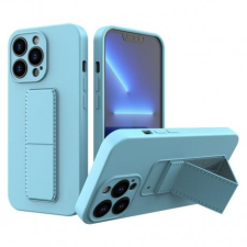 MG Kickstand szilikon tok iPhone 13, kék tok és táska