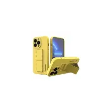 MG Kickstand szilikon tok iPhone 13 Pro Max, sárga tok és táska