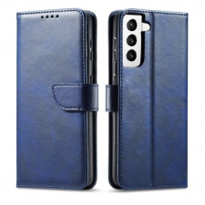 MG Magnet bőr könyvtok Samsung Galaxy S22 Plus, kék tok és táska