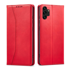 MG Magnet Fancy bőr könyvtok Samsung Galaxy A13 5G, piros tok és táska