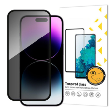 MG Privacy Glass üvegfólia iPhone 16 Pro Max, fekete mobiltelefon kellék