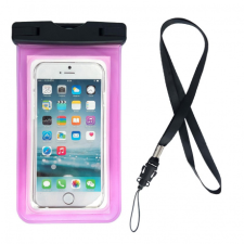 MG Swimming Bag vízálló telefontok 6.7', rózsaszín tok és táska
