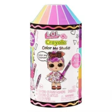 MGA Entertainment L.O.L. Surprise: Meglepetés Crayola stúdió színezhető babaruhákkal játékfigura