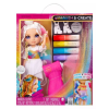 MGA Entertainment Rainbow High baba színezhető hajjal és kiegészítőkkel - Lila szemű
