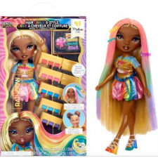 MGA Entertainment Rainbow high: fodrászolható baba és hajkréta szett baba
