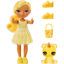 MGA Entertainment Rainbow High Littles Daisy Sárga ruhás baba (531227-EUC) baba