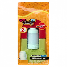 MGA Kinetic sand Wonder Factory Never Dry Sand Bag, Red Lime Green kreatív és készségfejlesztő