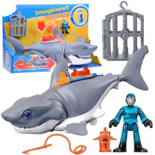 MH Protect Mattel Imaginext Mega mechanikus cápa támadás cápa mozgatható száj ZA5438 játékfigura