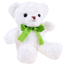 MH Protect Plüss fehér mackó puha játék 30cm ZA4455 plüssfigura