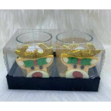 MH Protect RÉNSzarvas GYERTYA SD22-011K (72) karácsonyi dekoráció