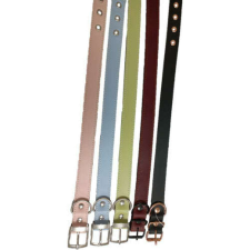  MI. 4218 Ringlis bélelt bőrnyakörv 25x550 nyakörv, póráz, hám kutyáknak