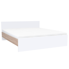  Miami franciaágy ágyneműtartó nélkül 180x200 cm fehér-sonoma tölgy ágy és ágykellék