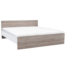  Miami franciaágy ágyneműtartó nélkül 180x200 cm yorki tölgy-fehér lakástextília