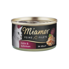 Miamor Feine Filets csirkefilé és sonka 100 g macskaeledel