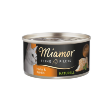 Miamor Feine Filets Naturell hicken&Pumpkin 80g macskaeledel