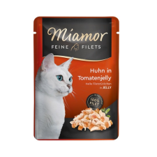 Miamor Feline Filets Csirke paradicsommal zselében 24x100 g macskaeledel