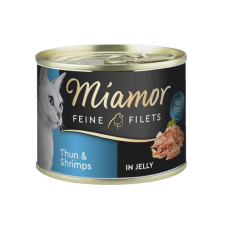 Miamor Feline Filets Tonhal és garnélarák zselében 185 g macskaeledel