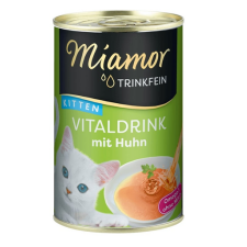 Miamor Trinkfein Csirkehúsleves cicáknak 6X135 g macskaeledel