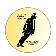 Michael Jackson kitűző kitűző