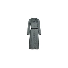 MICHAEL KORS MICHAEL Michael Kors Hosszú ruhák MK LOGO TIE MIDI DRS Fekete EU L