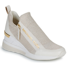 MICHAEL KORS MICHAEL Michael Kors Magas szárú edzőcipők WILLIS WEDGE TRAINER Bézs 36