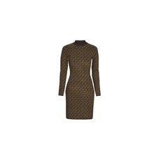 MICHAEL KORS MICHAEL Michael Kors Rövid ruhák ECO MGA MK DT MOCK NK DRS Barna EU XS