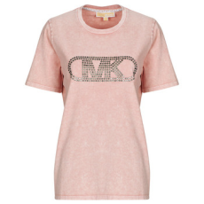 MICHAEL KORS MICHAEL Michael Kors Rövid ujjú pólók CROP GWSH EMPIRE STUD TEE Rózsaszín EU M