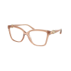 MICHAEL KORS MK4180U 4051 KOBE Light Brown Transparent Demo Lens szemüveg