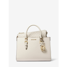  MICHAEL KORS női bőr táska pénztárcával, tejfehér