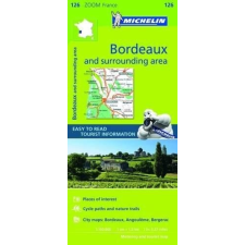 MICHELIN 126. Bordeaux és környéke térkép Michelin 2016 térkép