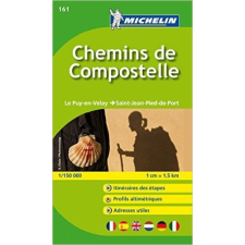 MICHELIN 161. Chemins de Compostella térkép Michelin 2014 1:150 000 térkép