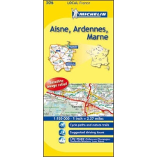 MICHELIN 306. Aisne / Ardennes / Marne térkép 0306. 1/180,000 térkép