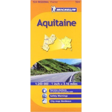 MICHELIN 524. Aquitaine térkép Michelin 1:200 000 térkép