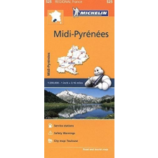 MICHELIN 525. Midi-Pirénées térkép Michelin 2016 1:200 000 térkép