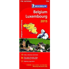MICHELIN 716. Belgium térkép Michelin 1:350 000 Luxembourg térkép térkép