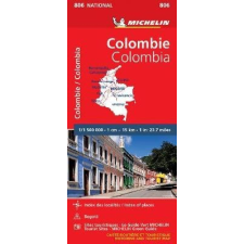 MICHELIN 806. Colombia térkép Michelin 1:1 500 000 térkép