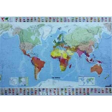 MICHELIN A Világ országai fóliázott falitérkép Michelin 144x100 térkép